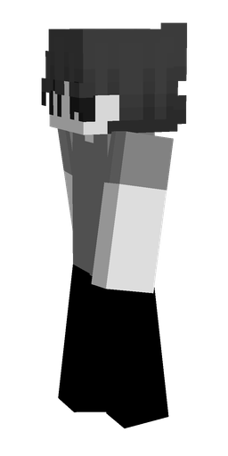 Black skin: body, left side render
