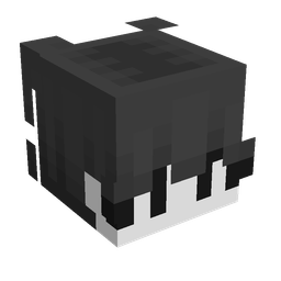 Black skin: head render