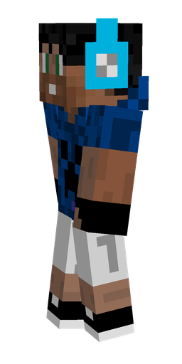 Black skin: body, left side render