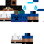 Black skin: raw texture render