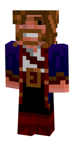 Blue skin: body, front render