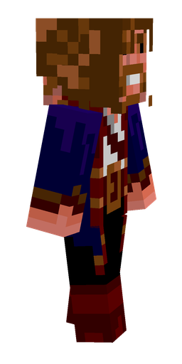 Blue skin: body, right side render