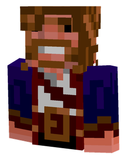 Blue skin: bust render