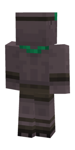 Black skin: body, back render