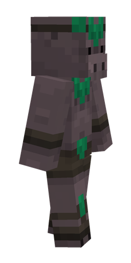 Black skin: body, right side render