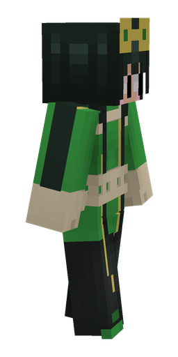 Black skin: body, right side render