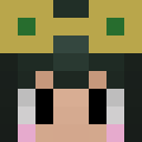 Black skin: face render