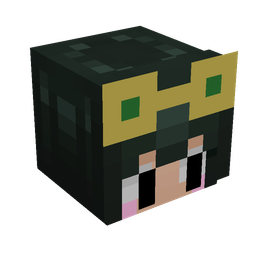 Black skin: head render