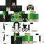 Black skin: raw texture render