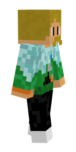 Black skin: body, right side render
