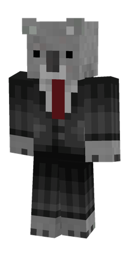 Black skin: body, front render