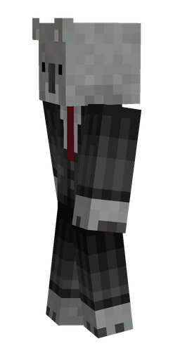 Black skin: body, left side render