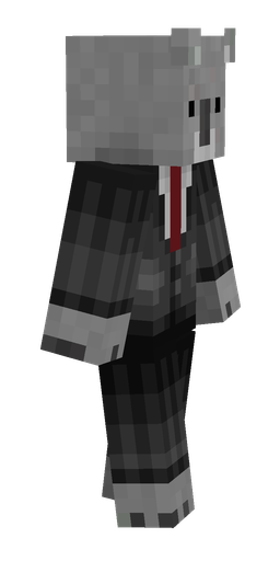 Black skin: body, right side render