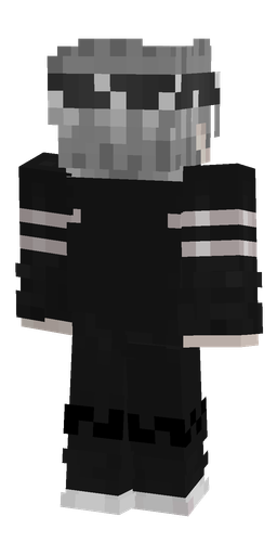 Black skin: body, back render