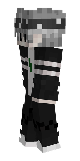 Black skin: body, left side render