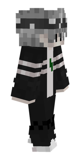 Black skin: body, right side render