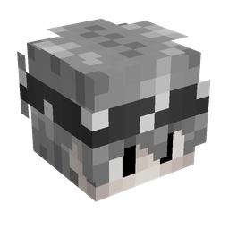 Black skin: head render