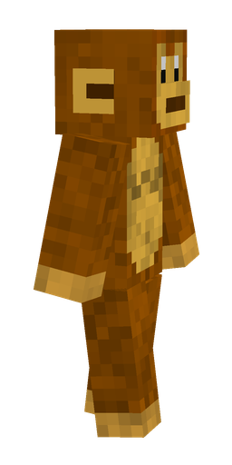 Brown skin: body, right side render