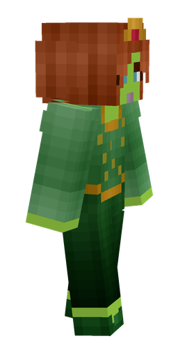 Brown skin: body, right side render