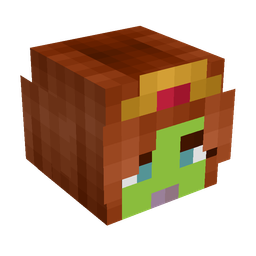 Brown skin: head render