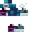 Blue skin: raw texture render