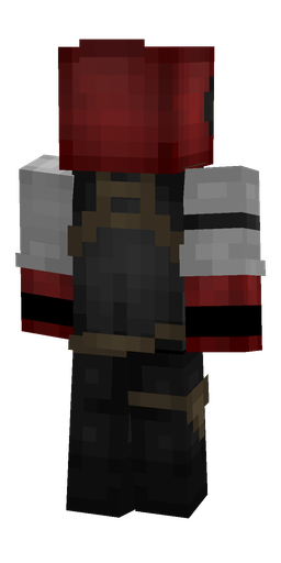 Black skin: body, back render