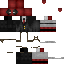 Black skin: raw texture render