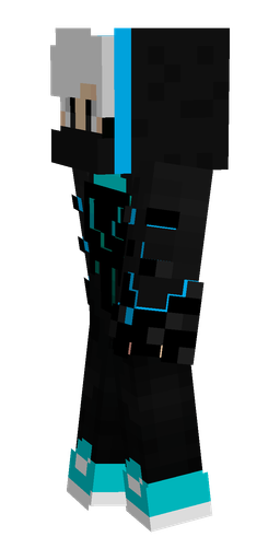 Black skin: body, left side render