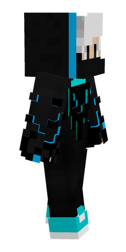 Black skin: body, right side render