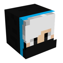 Black skin: head render