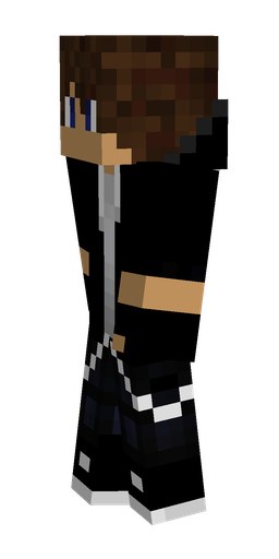 Black skin: body, left side render