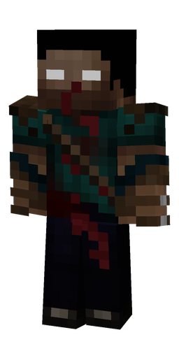 Black skin: body, front render