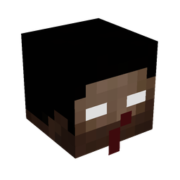 Black skin: head render