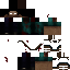 Black skin: raw texture render