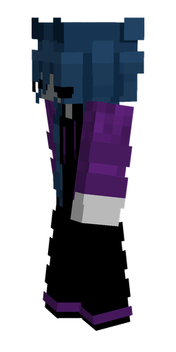 Black skin: body, left side render