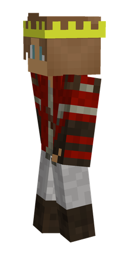 Brown skin: body, left side render