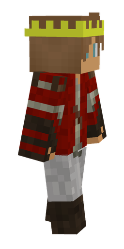 Brown skin: body, right side render