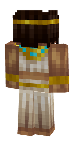 Black skin: body, back render