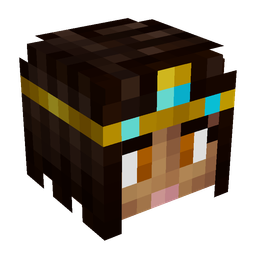 Black skin: head render