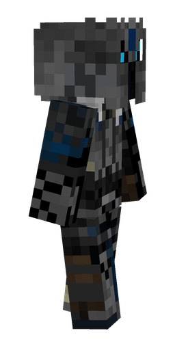Black skin: body, right side render