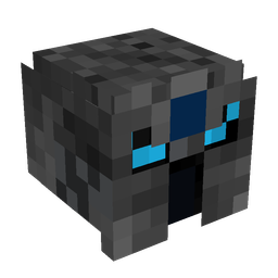 Black skin: head render