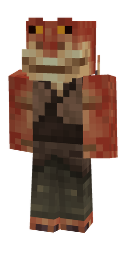 Brown skin: body, front render
