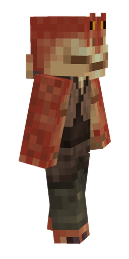 Brown skin: body, right side render