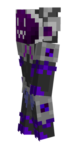 Black skin: body, left side render