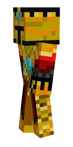 Black skin: body, left side render