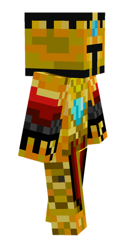 Black skin: body, right side render