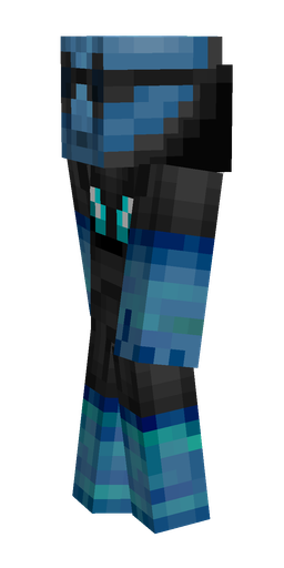 Black skin: body, left side render