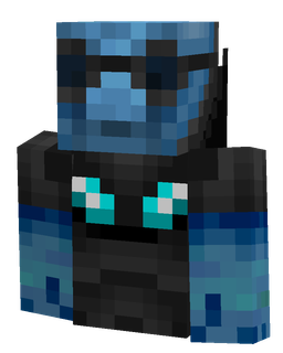 Black skin: bust render