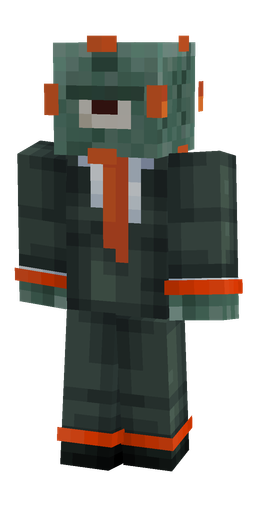 Black skin: body, front render