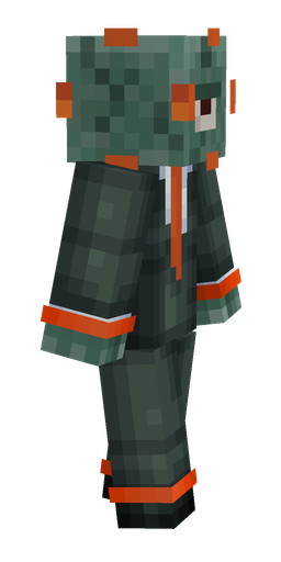 Black skin: body, right side render